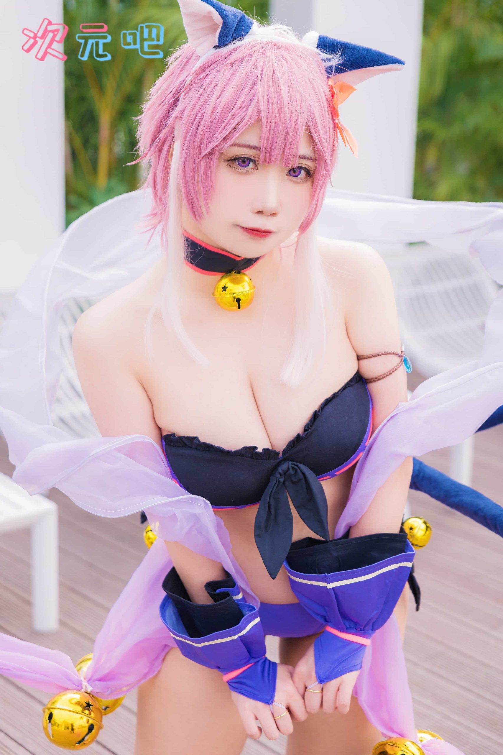 贞子蜜桃 – 九月舰长 宮坂珠希泳装-二次元COS分享次元吧