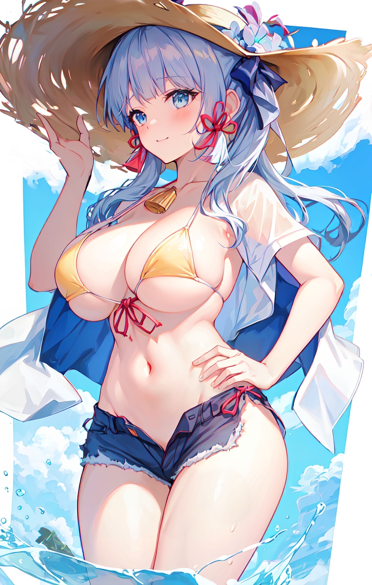 《帽子》神里绫华-二次元COS分享次元吧