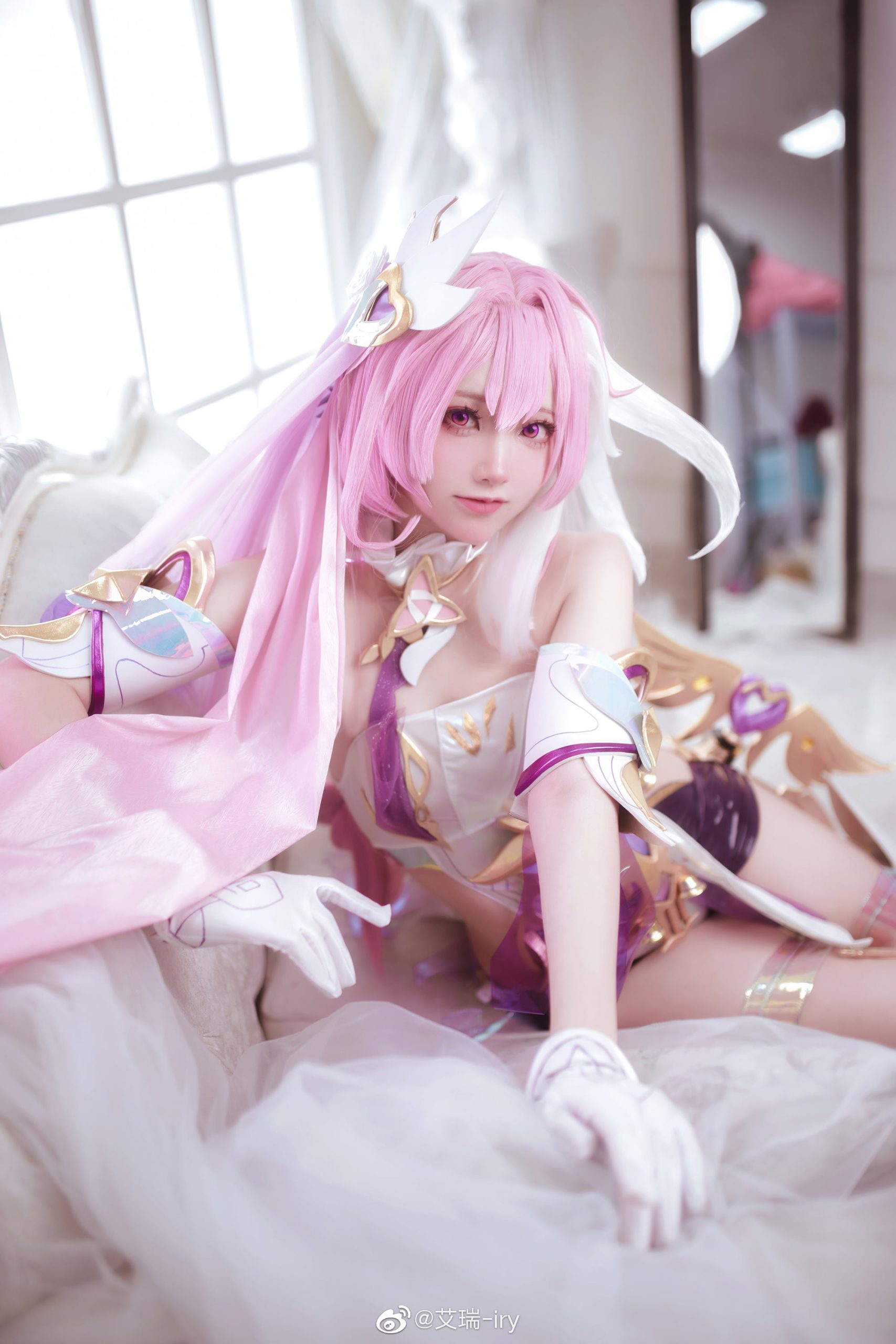 [COS]爱莉希雅 我是律者，也是人类，但……更是一位如飞花般绚丽的少女呀-二次元COS分享次元吧