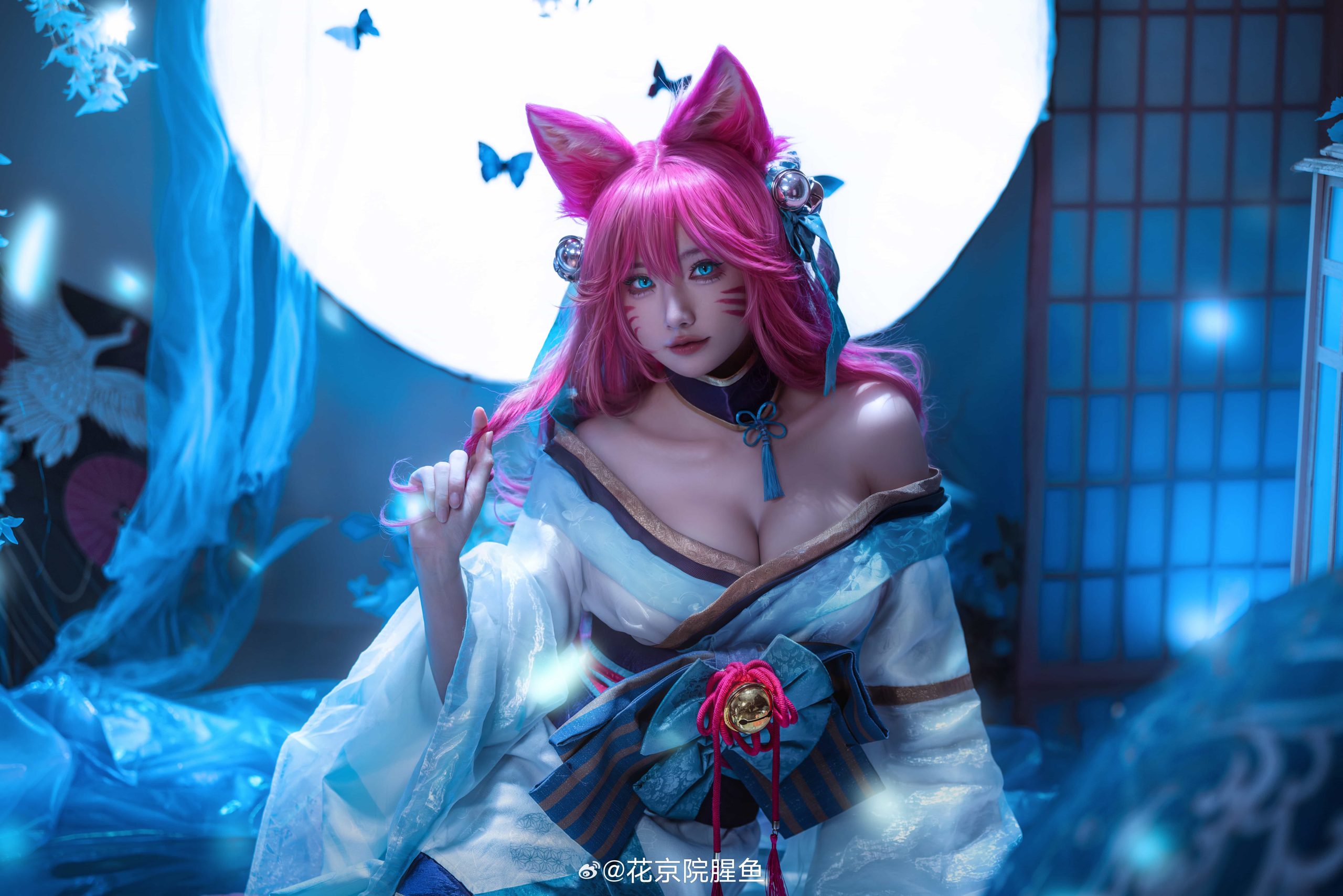 [COSplay]英雄联盟 阿狸灵魂莲华皮肤-二次元COS分享次元吧