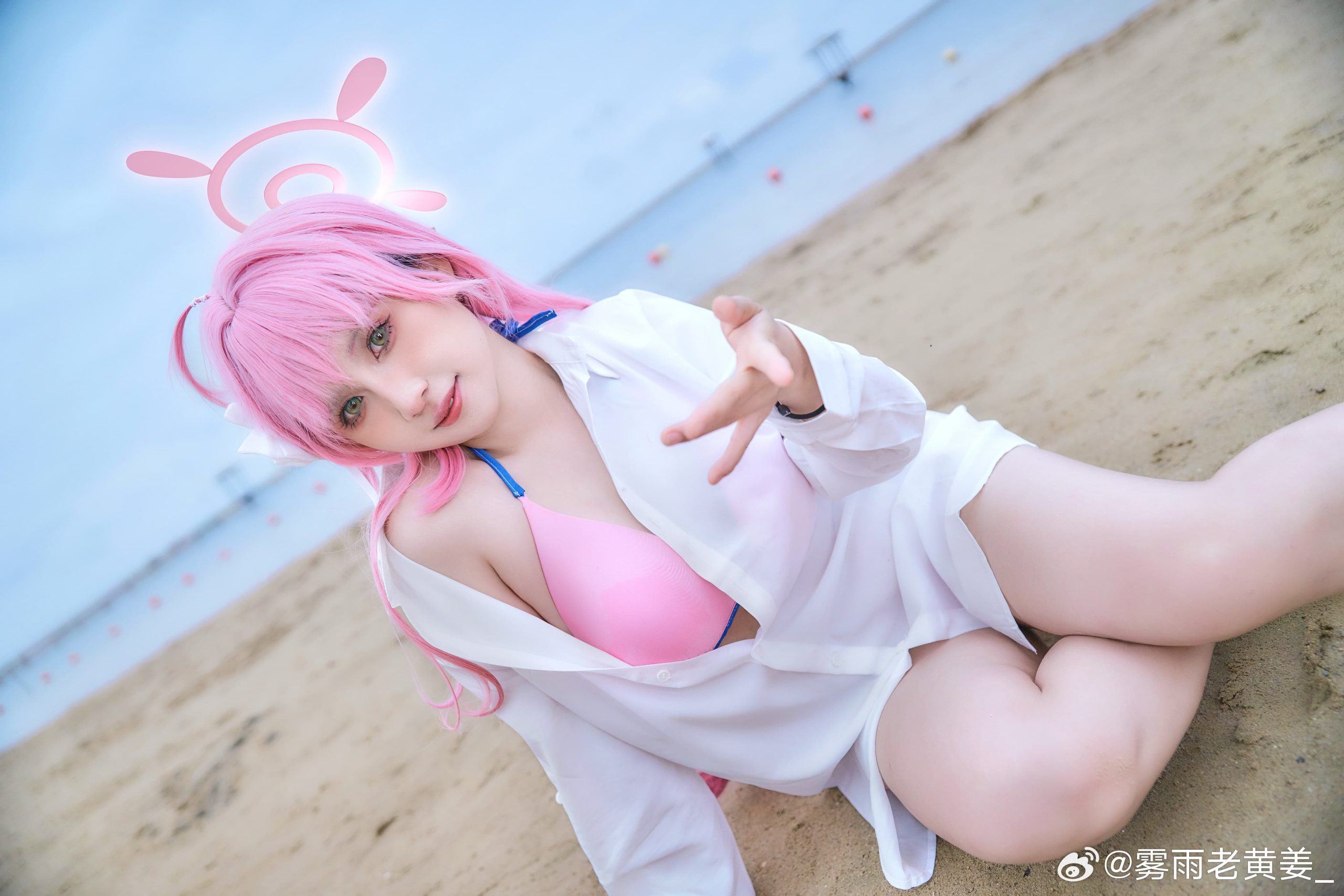 [COSPlay]真是凉爽呀～老师要来一起吗？～-二次元COS分享次元吧