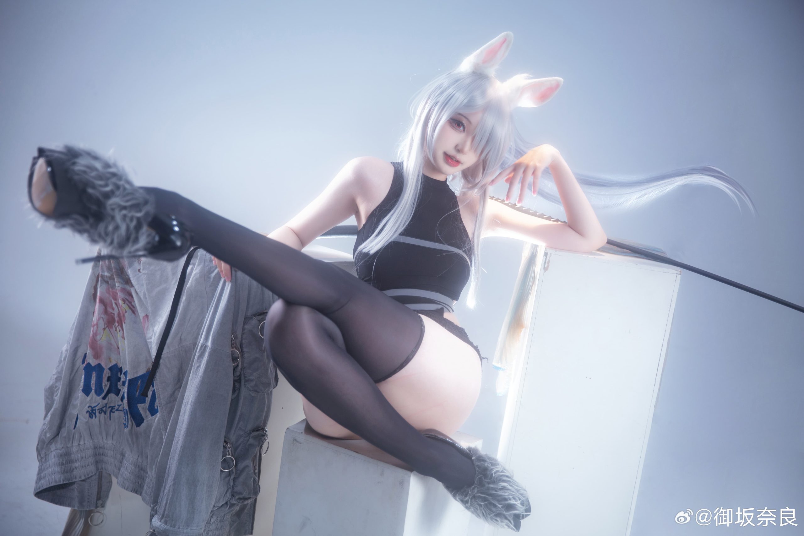 [COSplay]高开叉连体衣搭配绯高筒袜-二次元COS分享次元吧