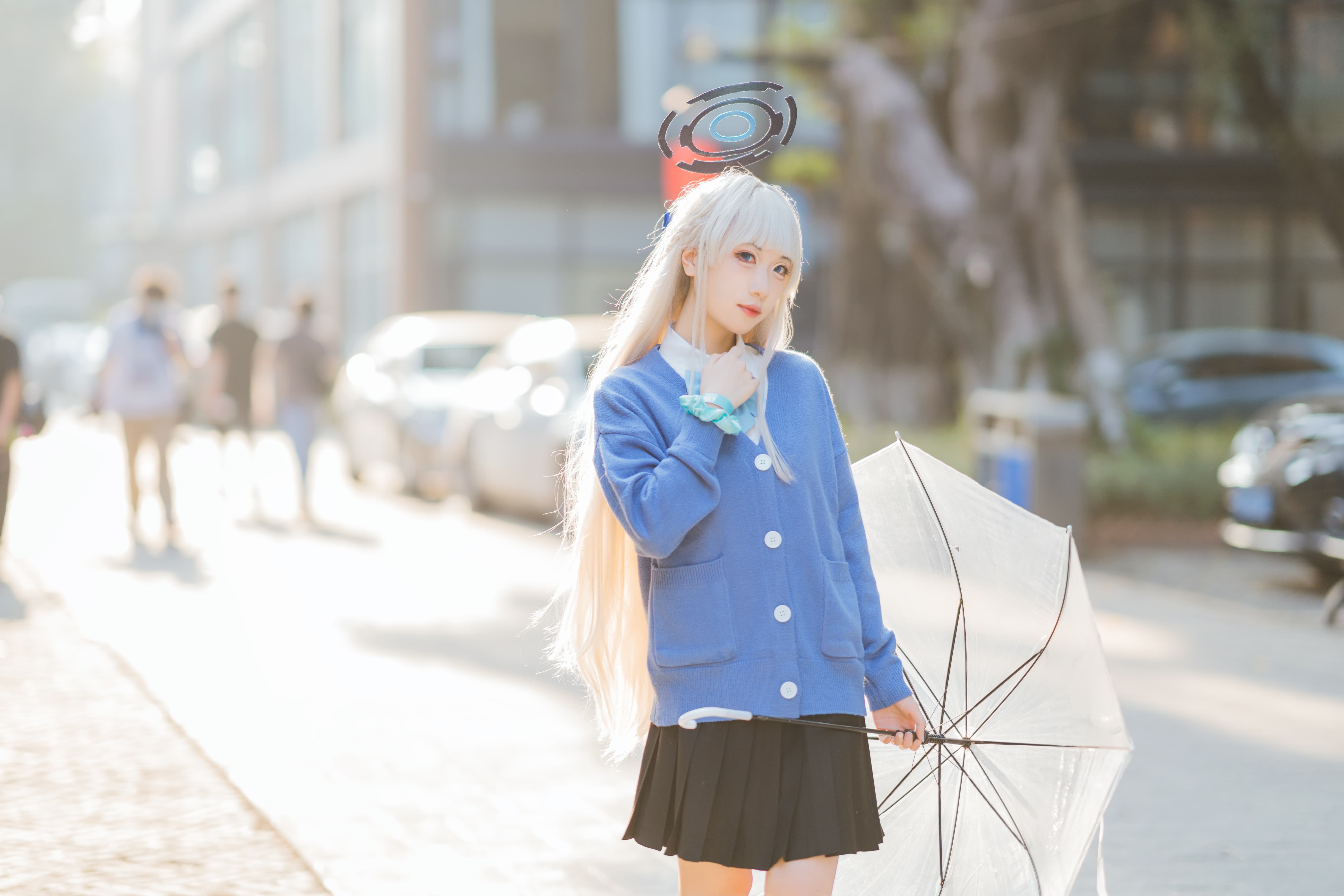 [COSplay]碧蓝档案  飞鸟马时💙-二次元COS分享次元吧