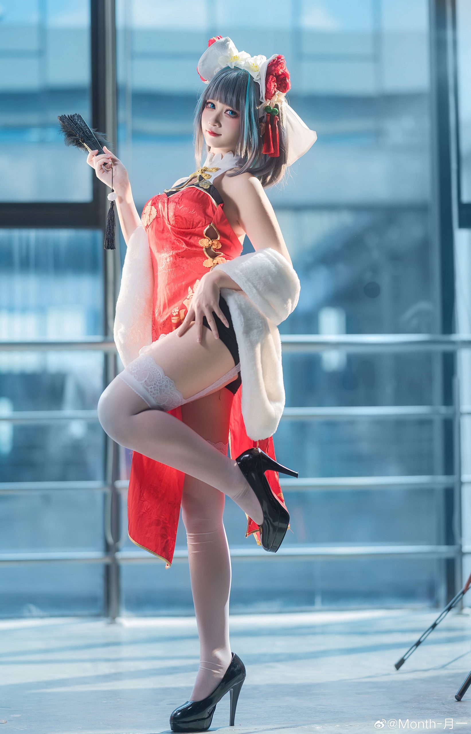 [COSplay]柴郡像喵喵一样可爱？哎嘿嘿，我会害羞的啦亲爱的-二次元COS分享次元吧