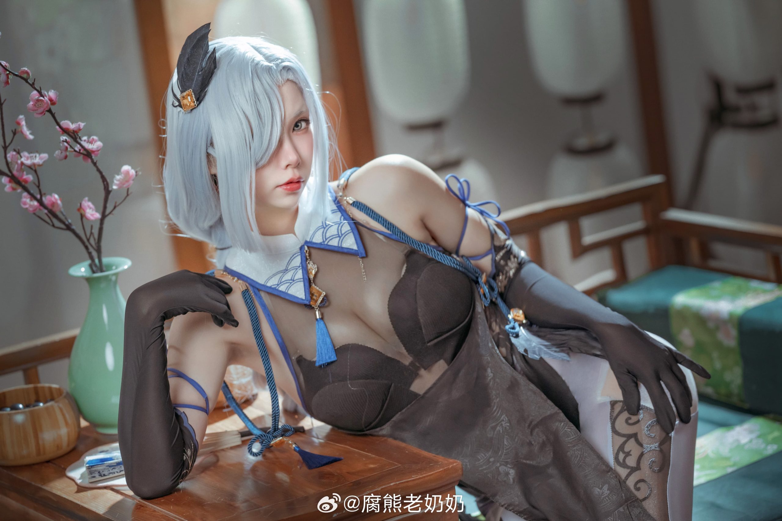 [COSplay]原神 申鹤 紧身衣旗袍-二次元COS分享次元吧