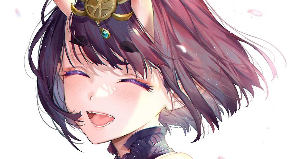 幸福的刹那 - 开怀大笑插画-二次元COS分享次元吧