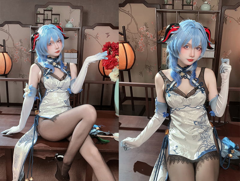 [COSplay]原神 甘雨 旗袍-二次元COS分享次元吧