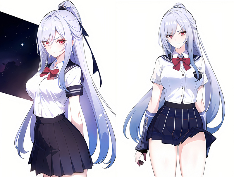 崩坏星穹铁道  镜流(JK服装)-二次元COS分享次元吧