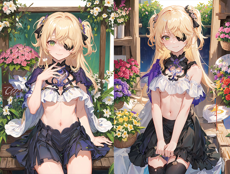 原神 菲谢尔 花丛-二次元COS分享次元吧