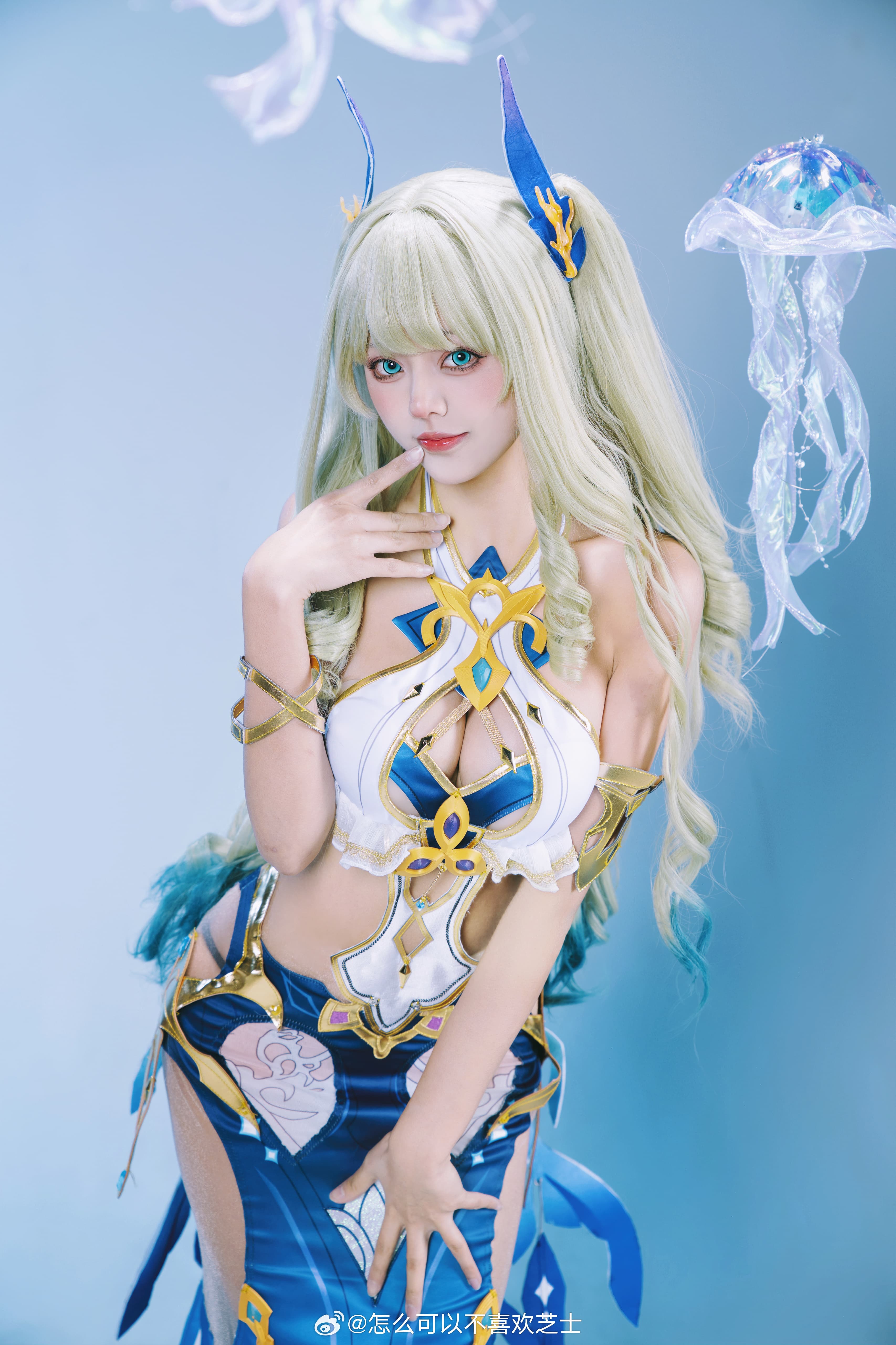 [COSplay]崩坏3 梅比乌斯 湛碧之女