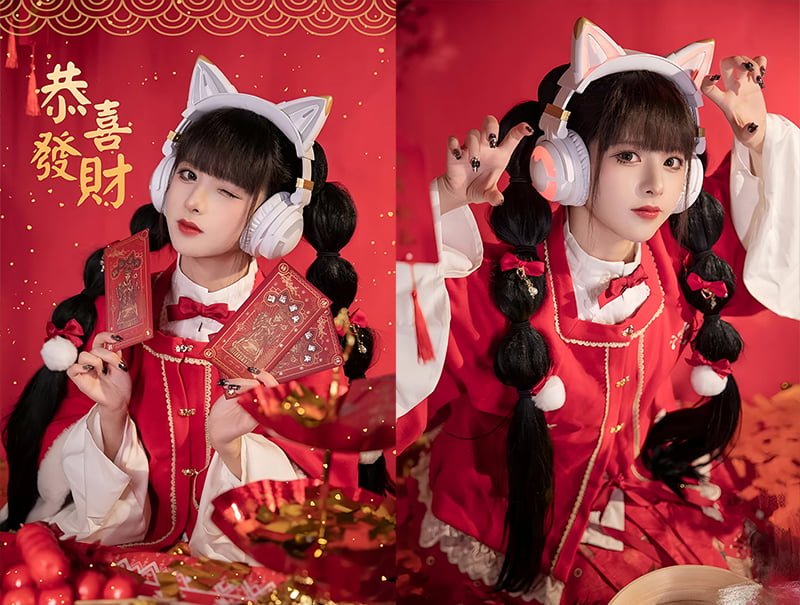 [写真]祝大家新年快乐！！-二次元COS分享次元吧