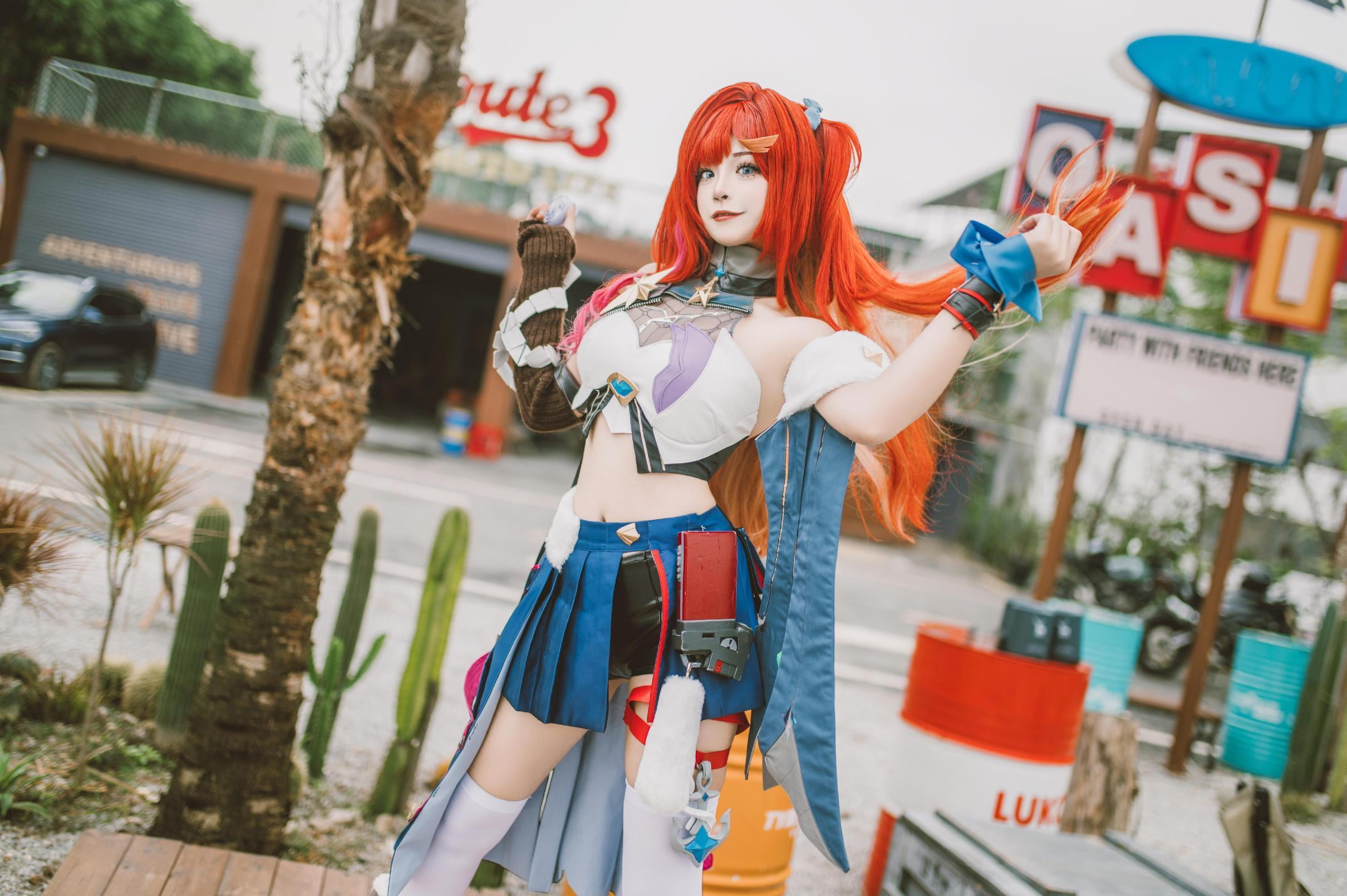 [COSplay]寻梦者你好呀～我是活力少女王——希娜狄雅！”(>w< !!)−☆-二次元COS分享次元吧