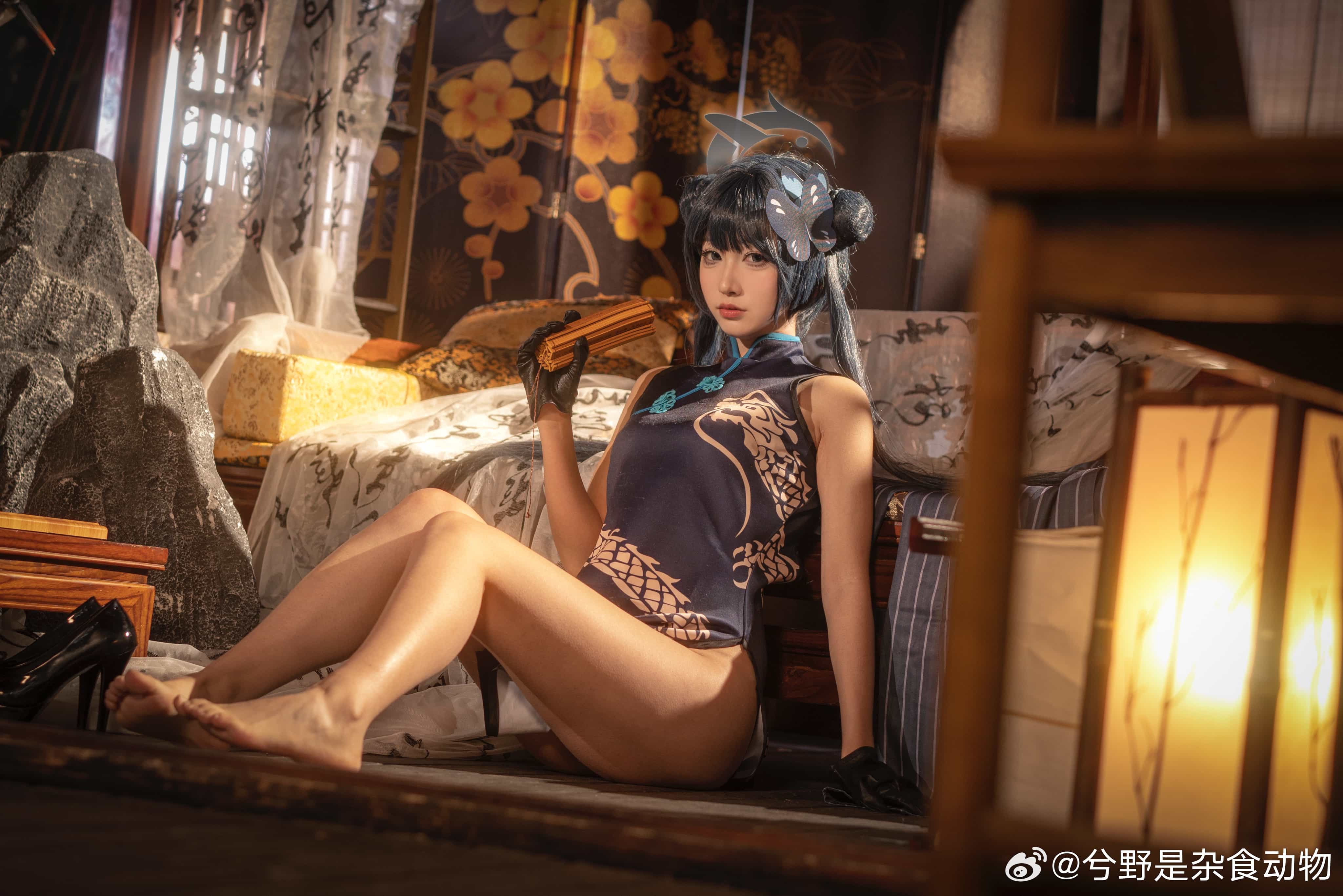 [COSplay]来自山海经的黑色君主-二次元COS分享次元吧