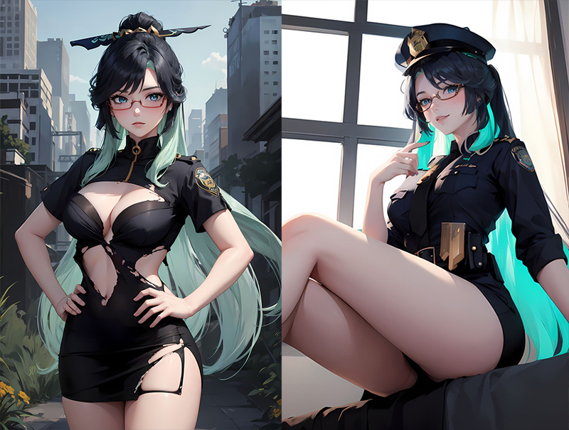 原神 闲云 短裙-二次元COS分享次元吧