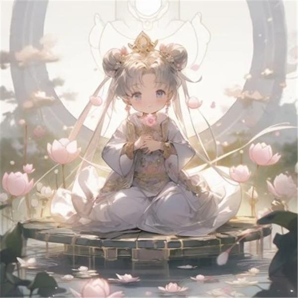 图片[32]-二次元COS分享精致清新脱俗的佛系女生动漫头像图片32张（32张）-二次元COS分享次元吧