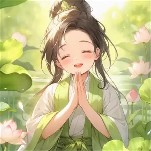 图片[26]-二次元COS分享精致清新脱俗的佛系女生动漫头像图片32张（32张）-二次元COS分享次元吧