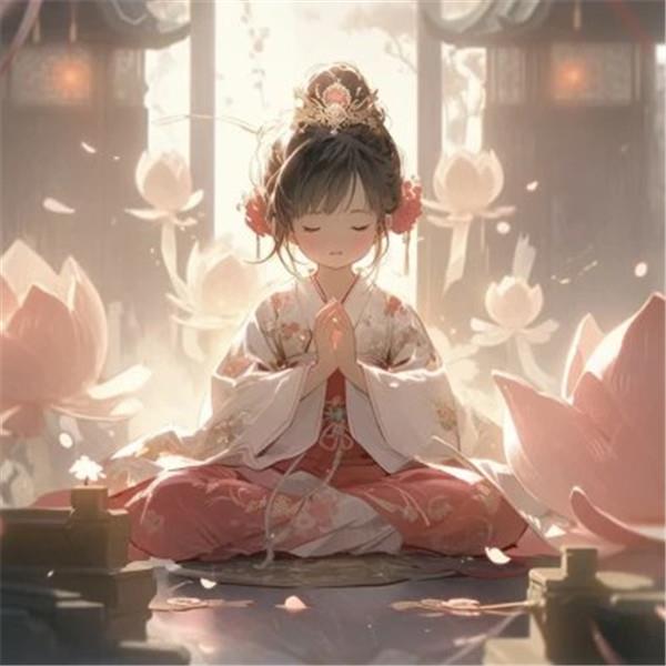 图片[30]-二次元COS分享精致清新脱俗的佛系女生动漫头像图片32张（32张）-二次元COS分享次元吧