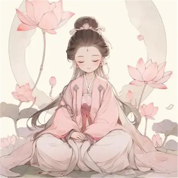 图片[27]-二次元COS分享精致清新脱俗的佛系女生动漫头像图片32张（32张）-二次元COS分享次元吧