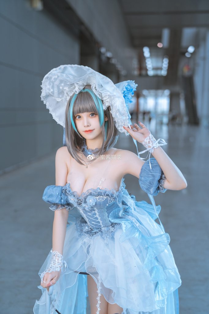 图片[4]-二次元COS分享【cos正片】@蜜酱猫裘「茶会要迟到了哦，指挥官」-二次元COS分享次元吧