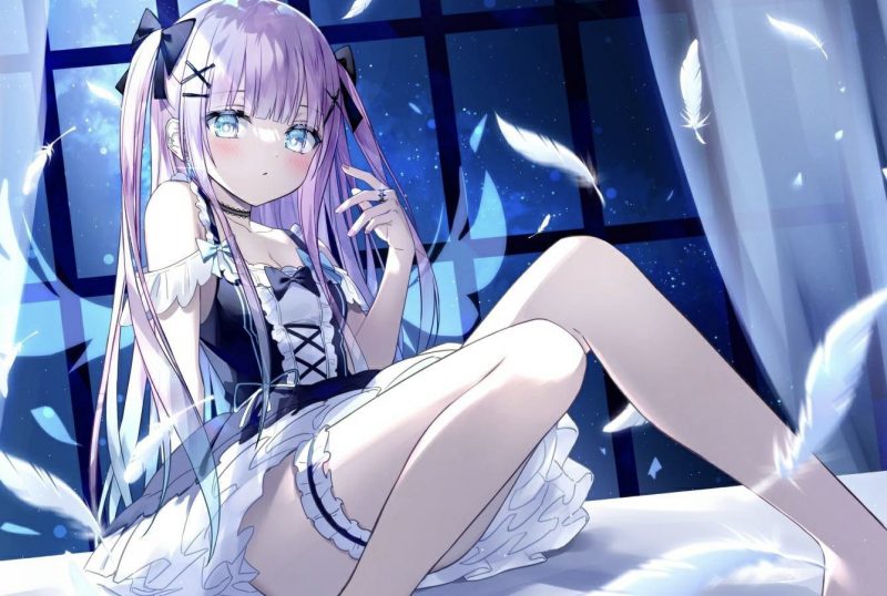 图片[3]-二次元COS分享【插画】黑丝猫耳 冬季JK高中生 白丝兔耳 双马尾-二次元COS分享次元吧