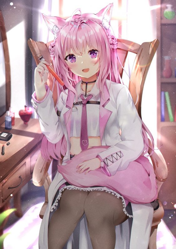 图片[6]-二次元COS分享【插画】初音ミク 猫和女孩 巨乳制服萌妹 噶嗚·古拉 丝袜少女-二次元COS分享次元吧