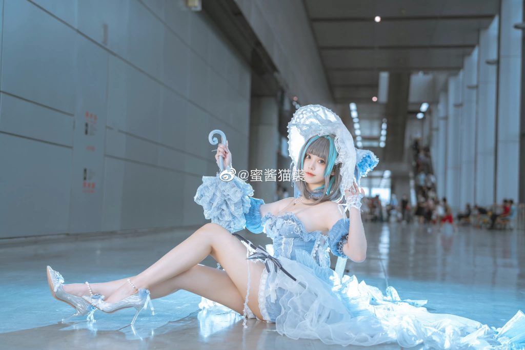 图片[2]-二次元COS分享【cos正片】@蜜酱猫裘「茶会要迟到了哦，指挥官」-二次元COS分享次元吧