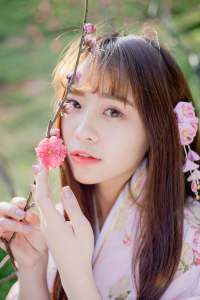 桃花。和服-二次元COS分享次元吧