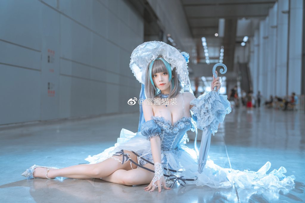 图片[5]-二次元COS分享【cos正片】@蜜酱猫裘「茶会要迟到了哦，指挥官」-二次元COS分享次元吧