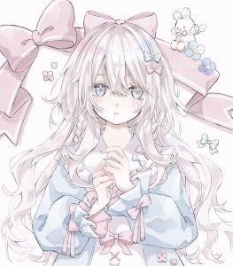 【插画】我触摸到的感觉是真实的吗 提瓦特的星空 雷电将军-二次元COS分享次元吧