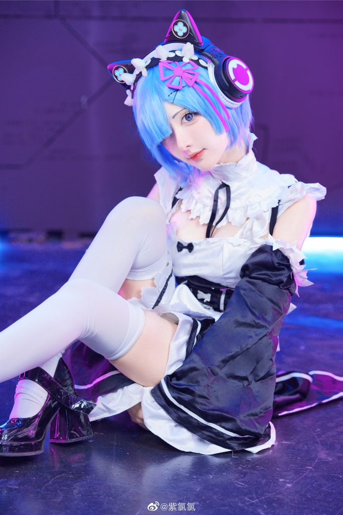 图片[5]-二次元COS分享【COS】蕾姆-紫氯氯-二次元COS分享次元吧
