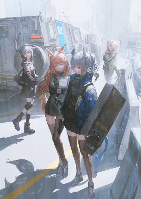 图片[2]-二次元COS分享【插画】原创风景插画，水手服妹子 原神 明日方舟 复活的女巫 崩坏3-二次元COS分享次元吧