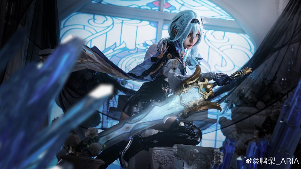 图片[1]-二次元COS分享【原神COS】优菈-「那就……与罪人共舞一曲，如何？」-二次元COS分享次元吧