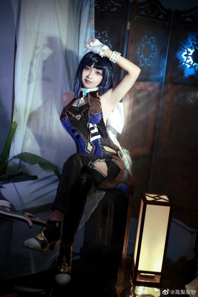 图片[1]-二次元COS分享【原神COS】夜兰-高梨梨纱-二次元COS分享次元吧