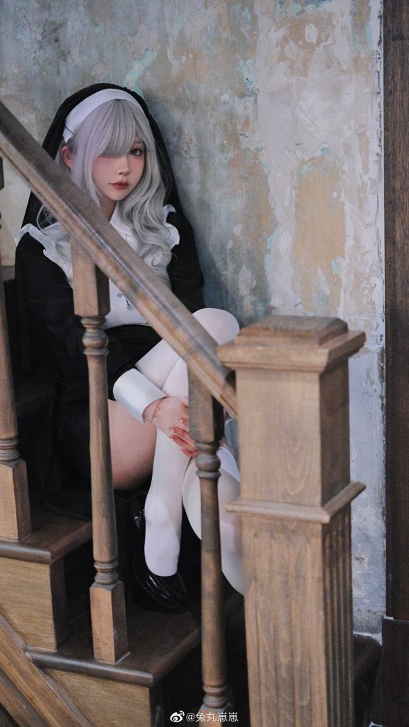 图片[3]-二次元COS分享[COS]修女+白丝-二次元COS分享次元吧