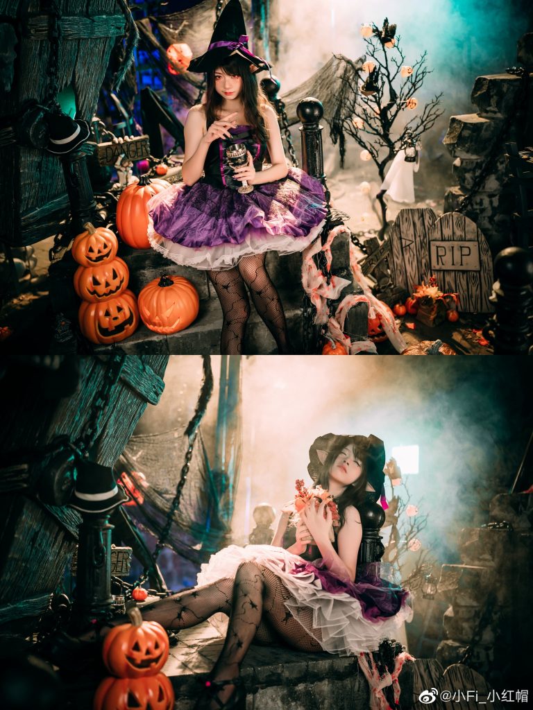 图片[1]-二次元COS分享[COS]女巫降临-小Fi_小红帽-二次元COS分享次元吧