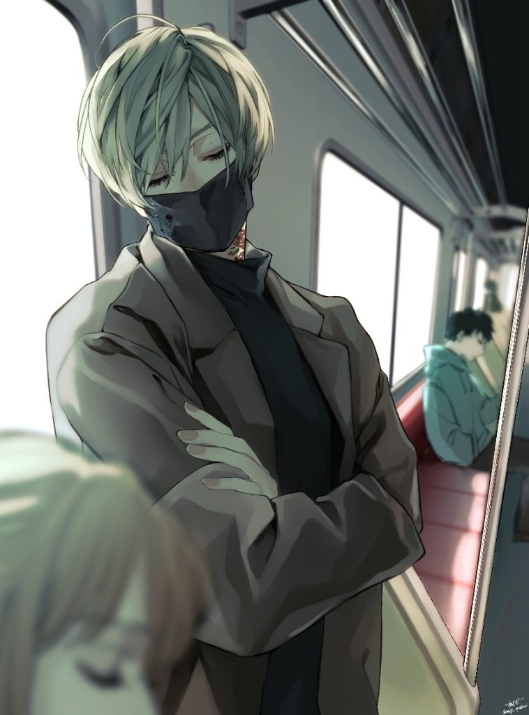 图片[12]-二次元COS分享P站-又帅又神秘！ – 黑口罩插画特辑 –-二次元COS分享次元吧