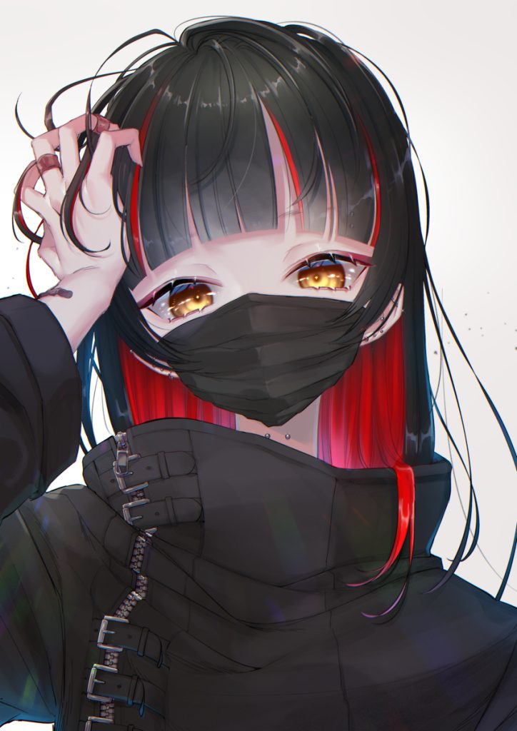 图片[1]-二次元COS分享P站-又帅又神秘！ – 黑口罩插画特辑 –-二次元COS分享次元吧