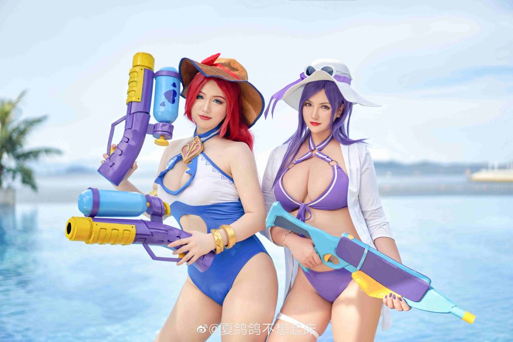 图片[3]-二次元COS分享[COS]英雄联盟-泳池派对-二次元COS分享次元吧