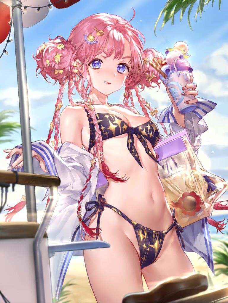 图片[6]-二次元COS分享P站-手感绝佳！ – 「让人想狂摸一把的肚子」插画特辑 –-二次元COS分享次元吧