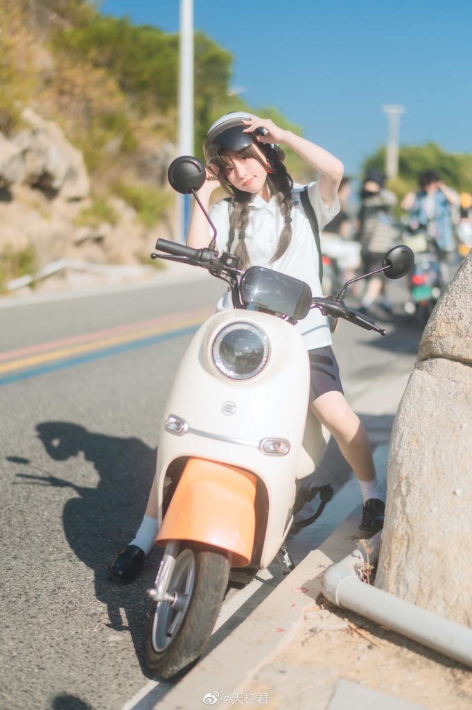 图片[10]-二次元COS分享[JK制服]骑上我心爱的小摩托-二次元COS分享次元吧