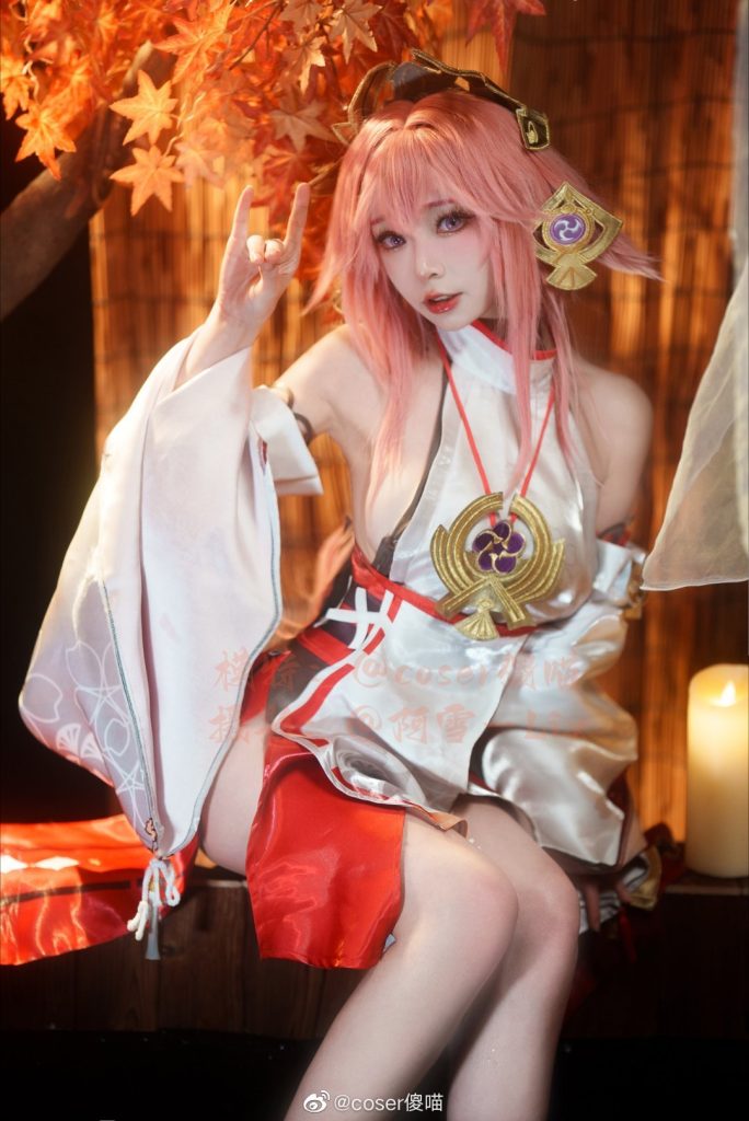 图片[6]-二次元COS分享[COS]原神八重神子-@coser傻喵-二次元COS分享次元吧