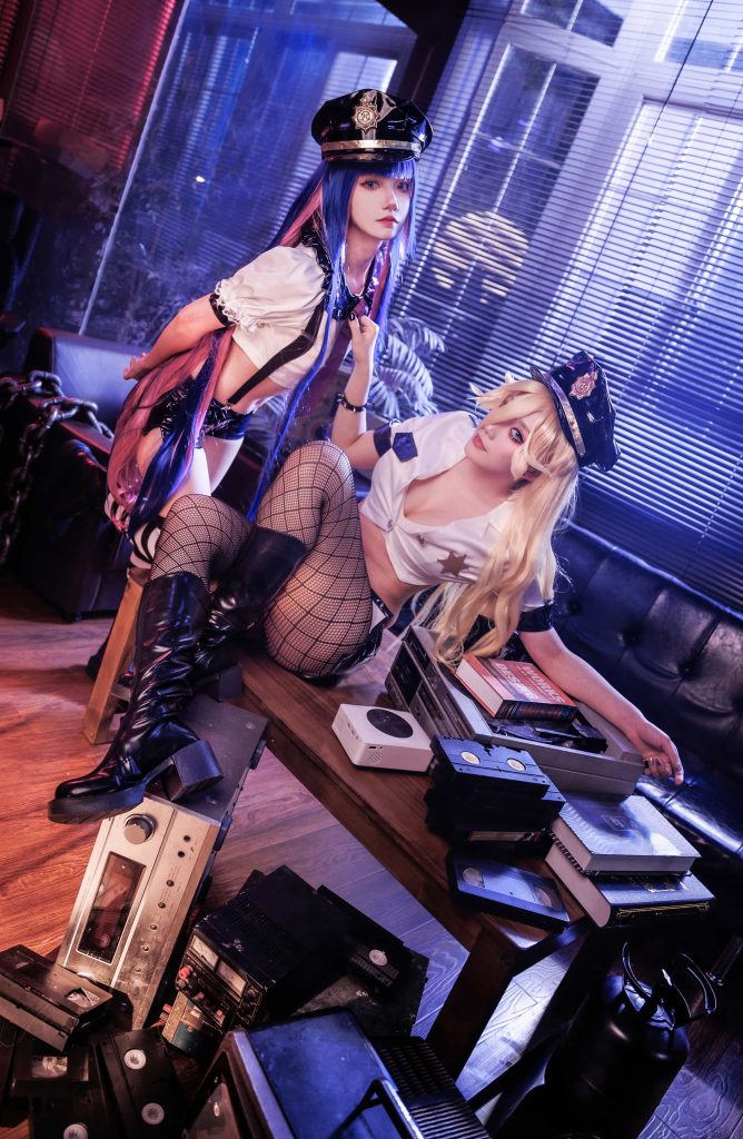 图片[3]-二次元COS分享[COS]吊带袜天使-Panty：@Cien恩恩-Stocking：@Arya_肉肉-二次元COS分享次元吧