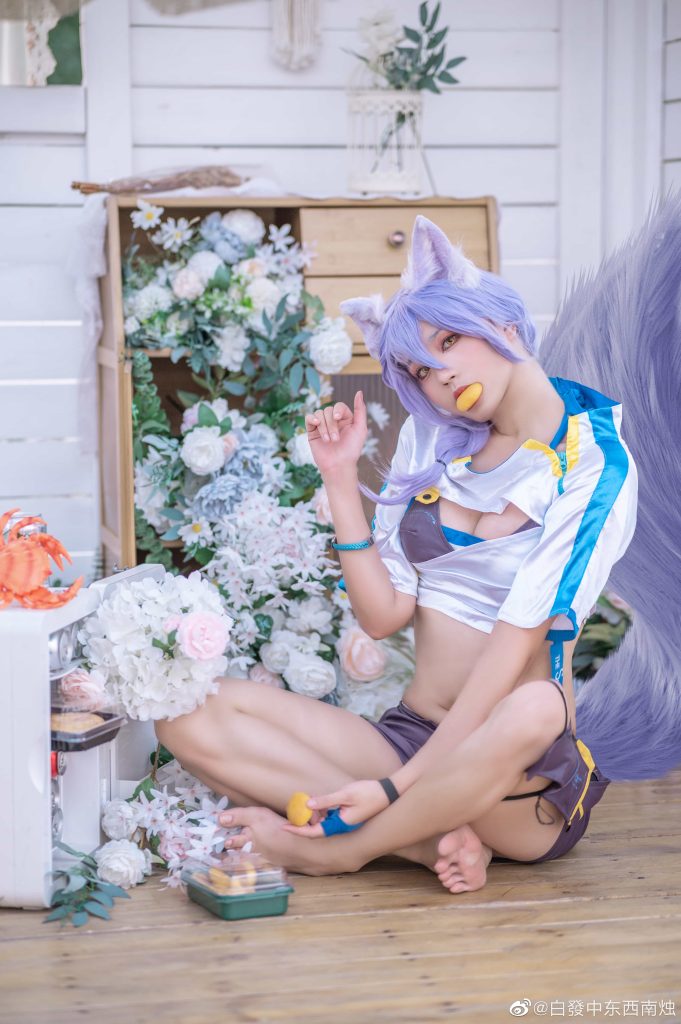 图片[13]-二次元COS分享[COS]明日方舟普罗旺斯-白發中东西南烛-二次元COS分享次元吧