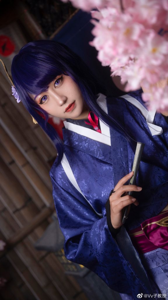 图片[1]-二次元COS分享[原神COS]雷电将军-@Vv子教授-二次元COS分享次元吧