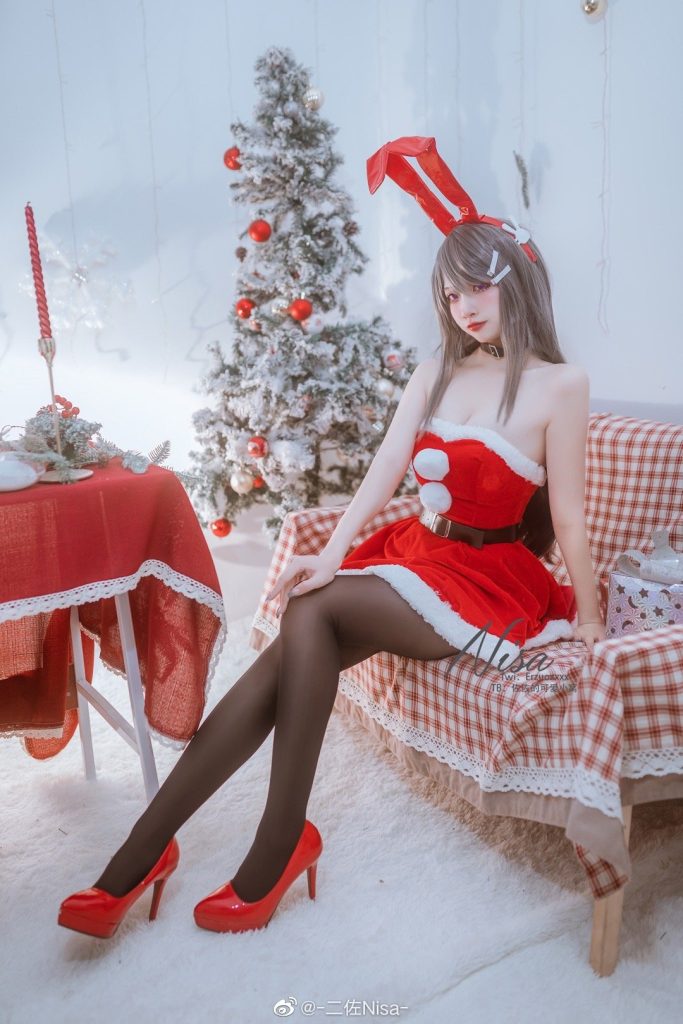图片[2]-二次元COS分享[COS]圣诞节-樱岛麻衣-二次元COS分享次元吧