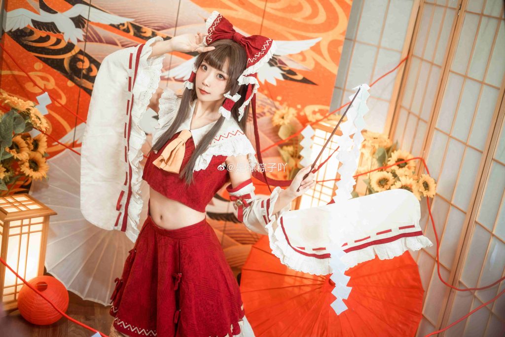 图片[1]-二次元COS分享[COS]⛩️博丽灵梦，博丽的巫女⛩️-二次元COS分享次元吧