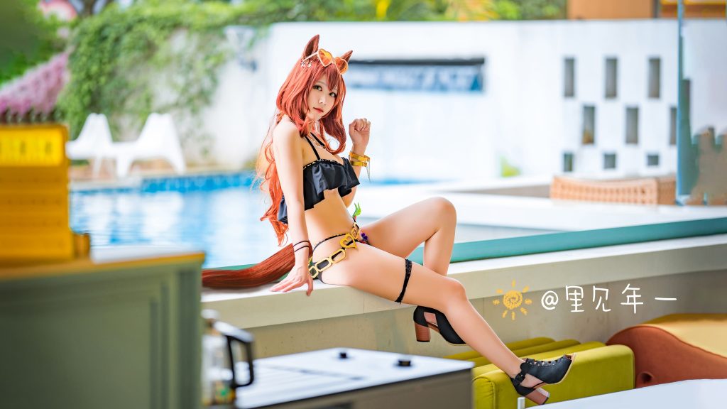 图片[1]-二次元COS分享[COS]🍁后辈们，难得的夏天，一起燃起来吧！~🍁@里见年一-二次元COS分享次元吧