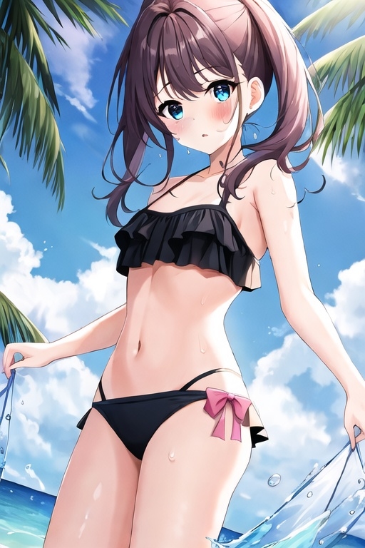 图片[1]-二次元COS分享穿着泳衣在海里玩耍的各种各样的少女们。-二次元COS分享次元吧