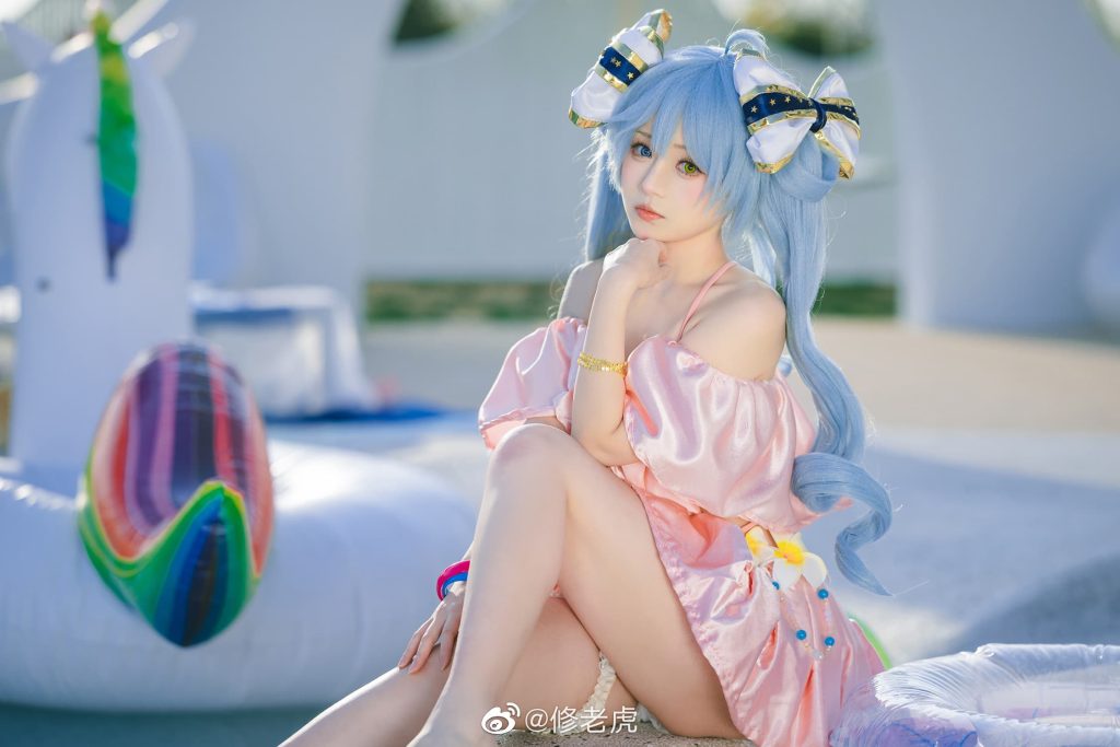 图片[9]-二次元COS分享[COS]指挥官，你怎么一个人在这里？快来跟我一起玩水嘛！-二次元COS分享次元吧