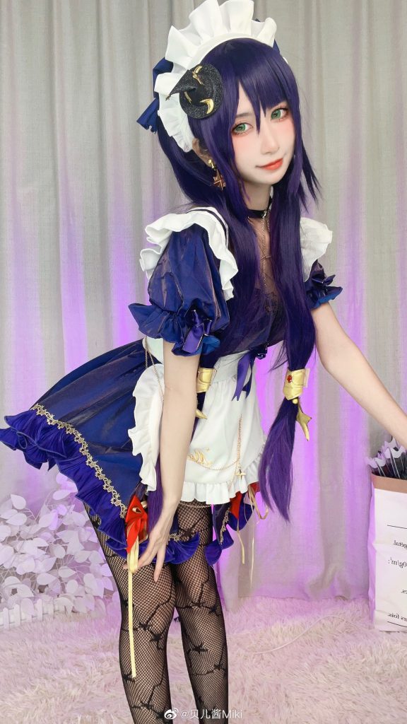 图片[2]-二次元COS分享[COS]原神莫娜女仆-二次元COS分享次元吧